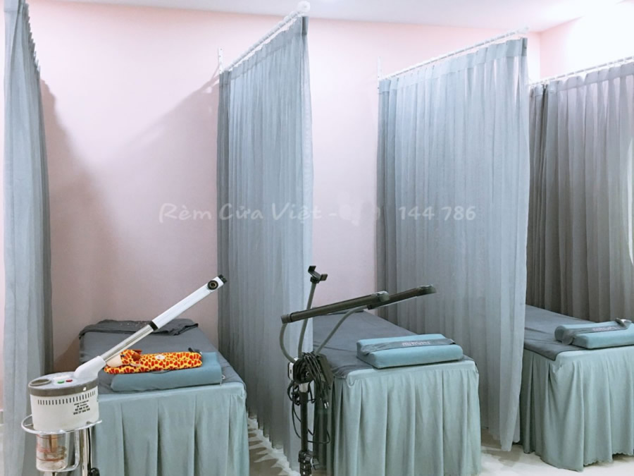 Rèm spa ngăn giường